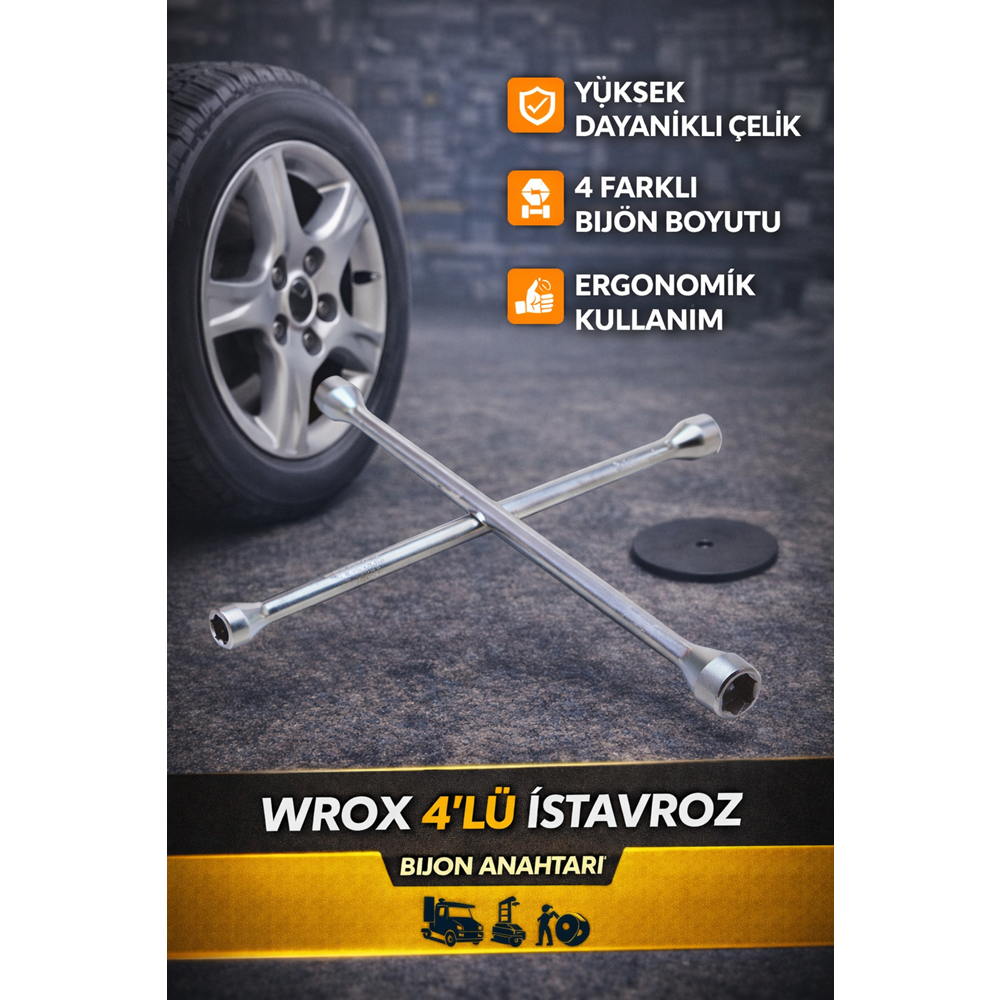 BİJON ANAHTARI WROX 4 LÜ
