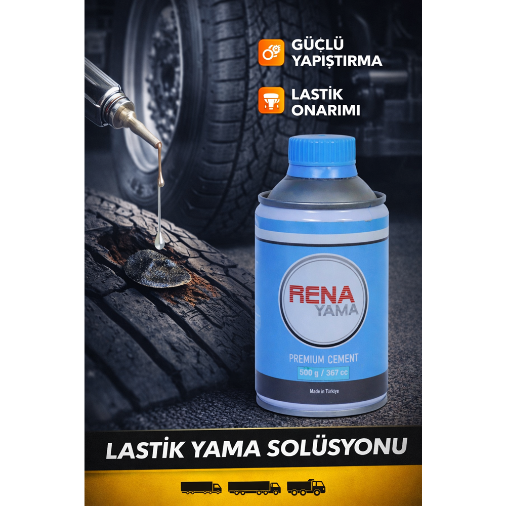 SOLÜSYON RENA YAMA CEMENT MAVİ 500 GR.