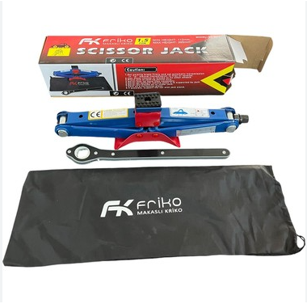 KRİKO 1,5 TONLUK KATLAMALI SCISSOR KRİKO