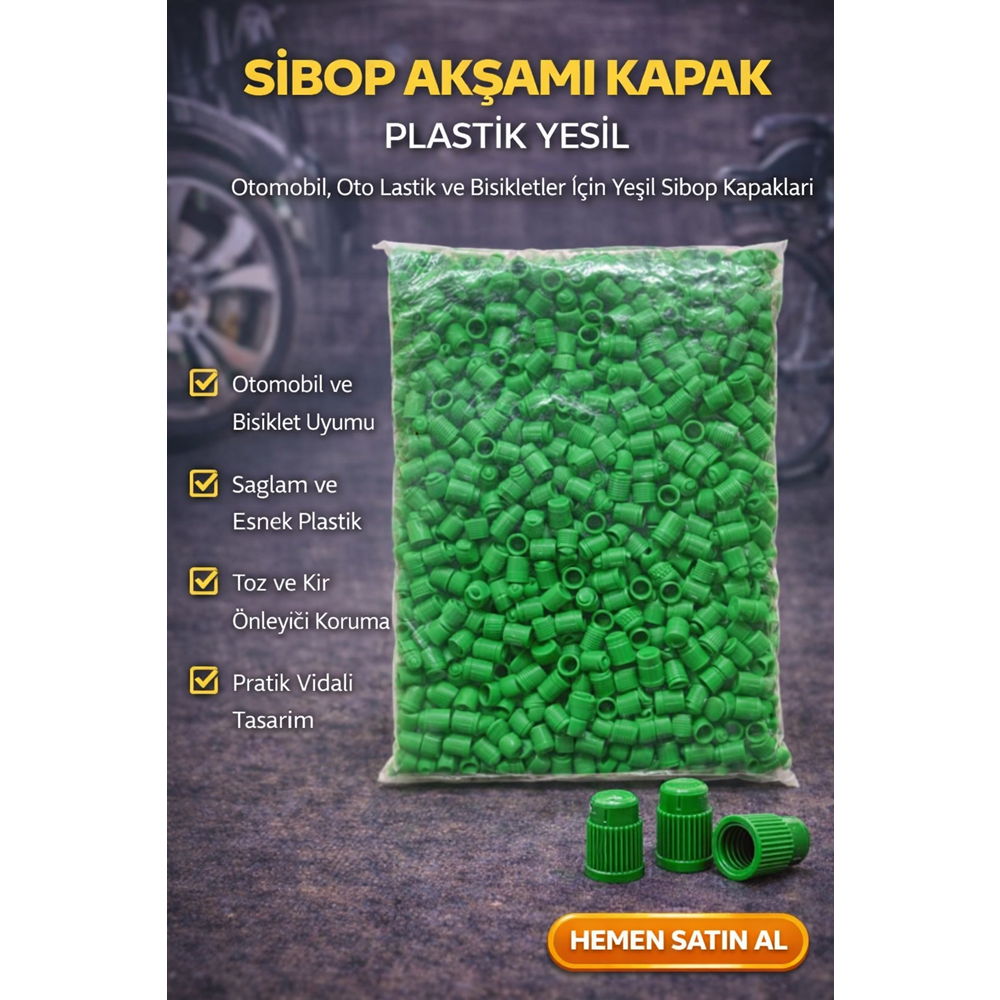 SİBOP AKSAMI KAPAK PLASTİK YEŞİL