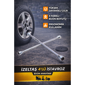 BİJON ANAHTARI İZELTAŞ 4'LÜ İSTAVROZ