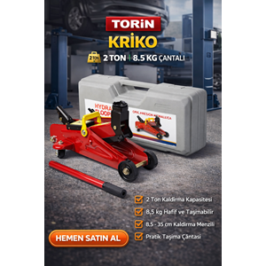 KRİKO TA820012S TORIN 2 TON 8,5 KG.ÇANTALI