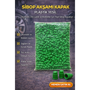 SİBOP AKSAMI KAPAK PLASTİK YEŞİL
