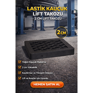 LASTİK KAUÇUK MAKİNE TAKOZU 2 CM