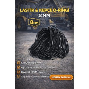 KEPÇE ORİNGİ 8 MM.