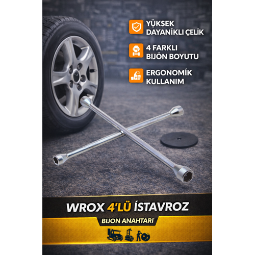 BİJON ANAHTARI WROX 4 LÜ