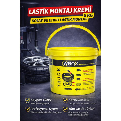 KREM WROX MONTAJ SARI 5 KG.