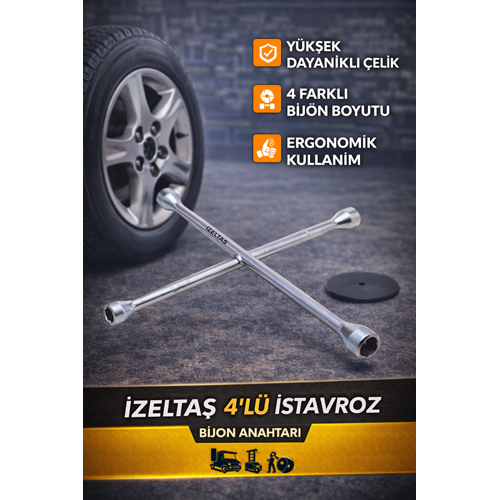 BİJON ANAHTARI İZELTAŞ 4'LÜ İSTAVROZ