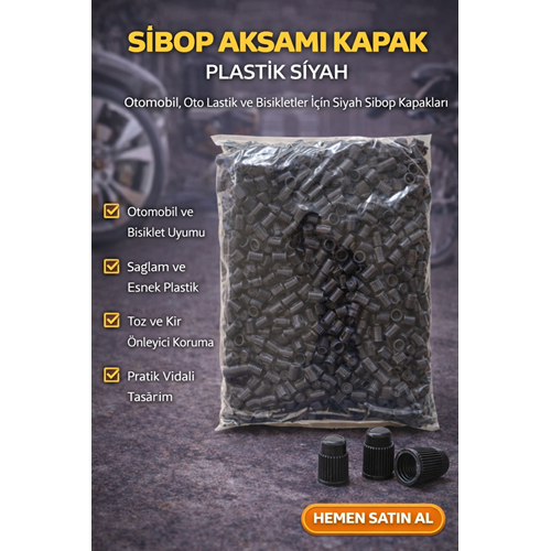 SİBOP AKSAMI KAPAK PLASTİK SİYAH