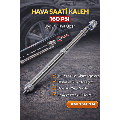 HAVA SAATİ KALEM 160 PSI UYGUN