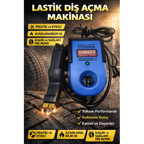 DİŞ AÇMA MAKİNESİ - SCHRADER - MAVİ