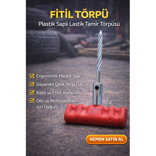 FİTİL TÖRPÜ PLASTİK SAPLI